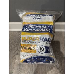 VEVA 20  Premium‎ SuperVAC Vacuum Bags 106960.  2 Packs of 10